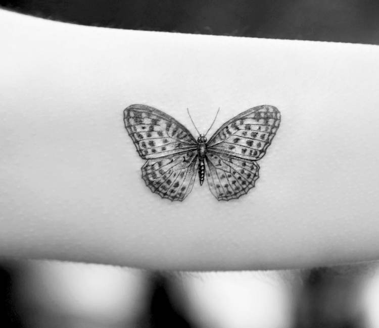 Black White Butterfly Tattoo Stock Illustration 1474498919  Shutterstock