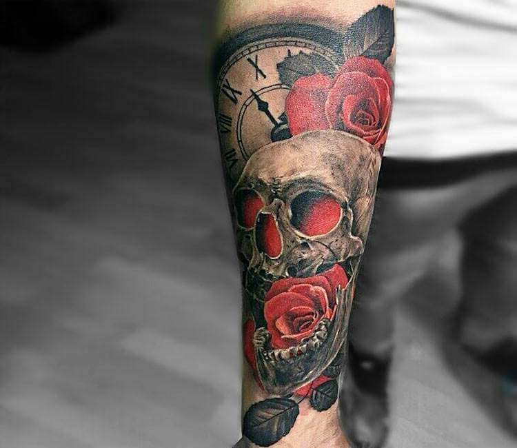 skull rose tattoo for menTikTok Search