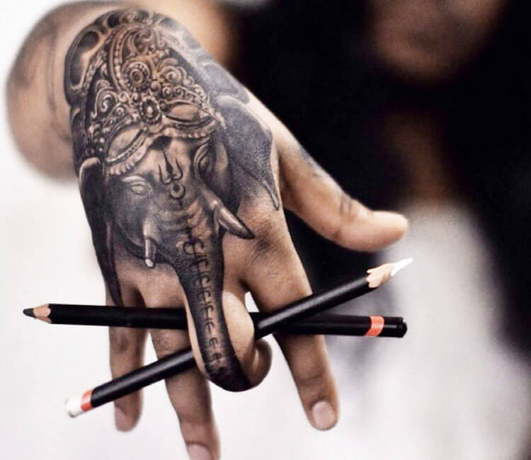 Ganesha Tattoo on Hand  Best Tattoo Ideas Gallery