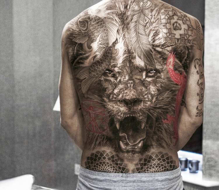 3 headed wolf by Christopher Allen: TattooNOW