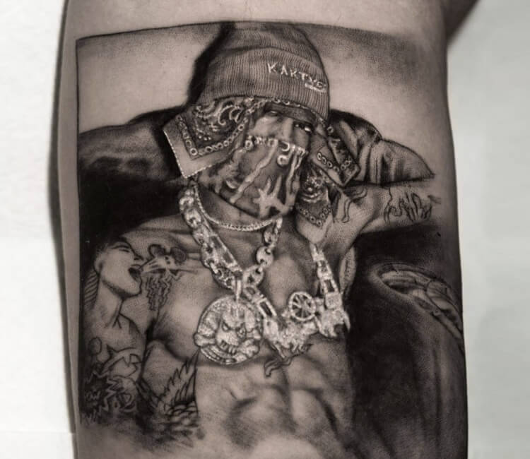 Travis Scotts 39 Tattoos  Their Meanings  Body Art Guru