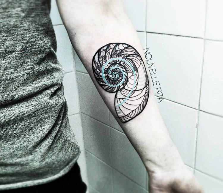 Nautilus Shell Tattoo By Nouvelle Rita Post