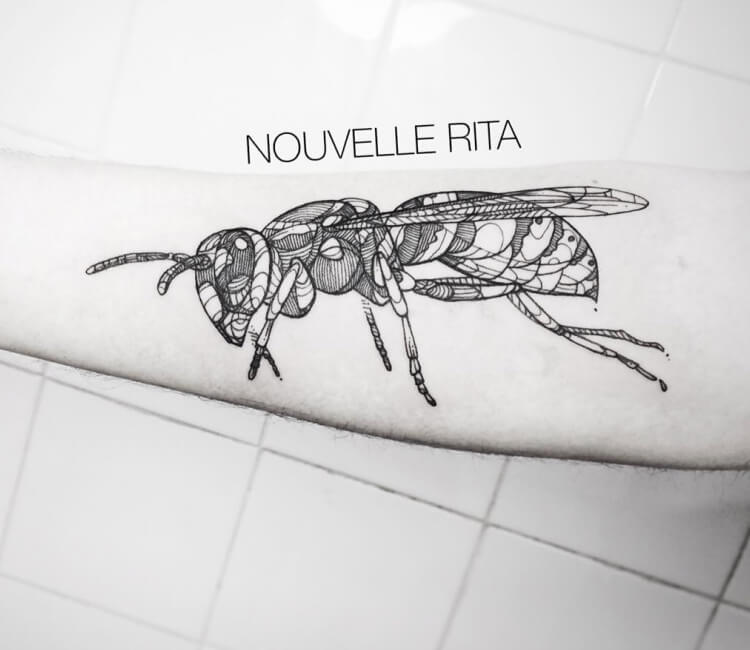 Wasp tattoo