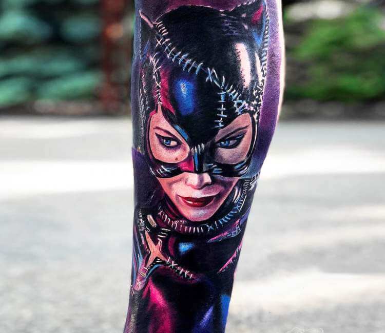analoguedisaster on Twitter Catwoman collage tattoo I did a while back  tattoo tattoos blackwork batman catwoman httpstcoakqEsKH078   Twitter