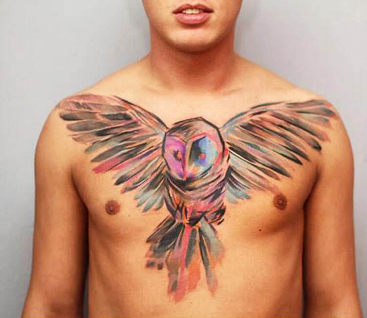 Flying Owl - Tattoo Design by SugarSkullCandy on DeviantArt