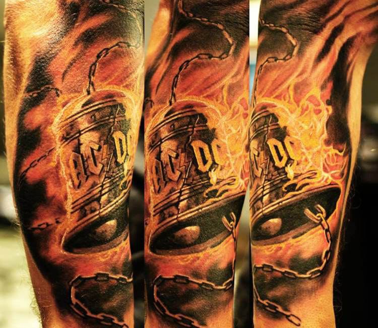 Angus Young of ACDC Done by Chris Borg at Rock NInk Glen Waverley VIC  Australia  rtattoos