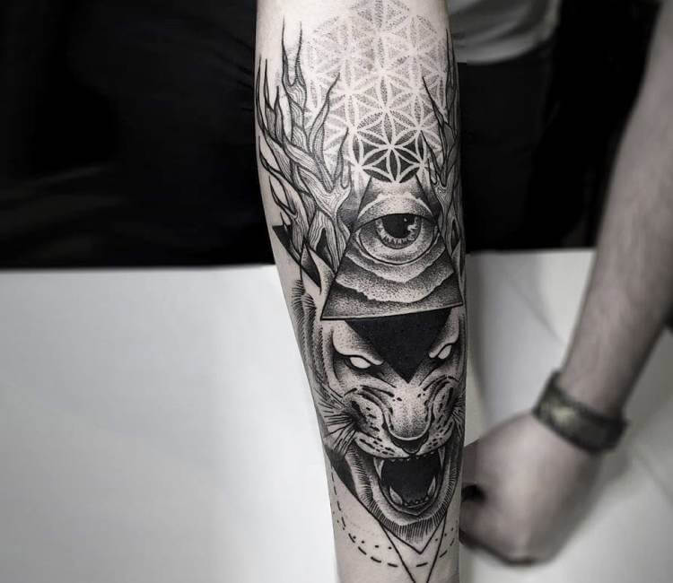 Dotwork tattoo by Otheser Tattoo