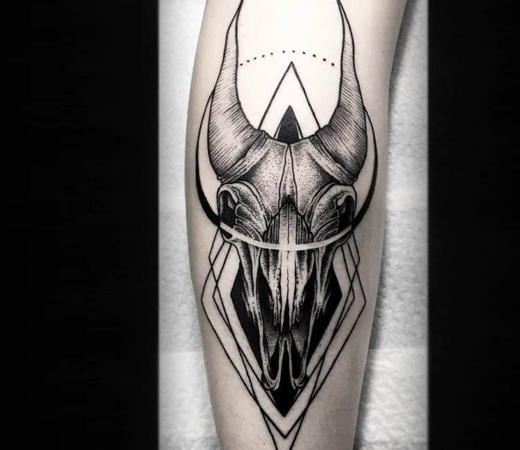 Goat skull tattoo by Otheser Tattoo | Post 14715