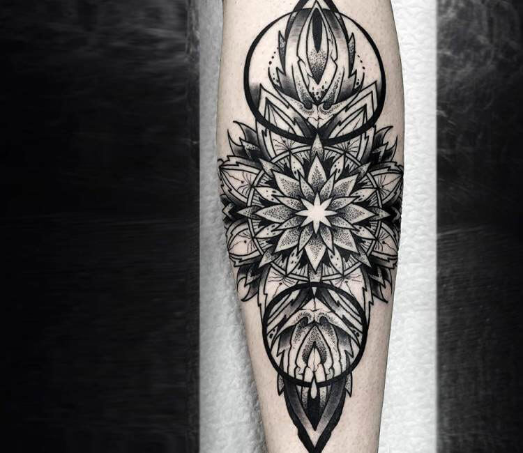 Black mandala tattoo by Otheser Tattoo | Post 14723 | Forearm sleeve tattoos,  Tattoos, Best sleeve tattoos