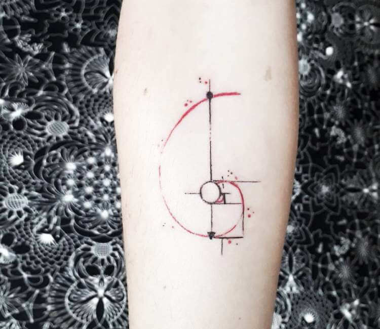 Fibonacci Spiral Tattoo Process  YouTube