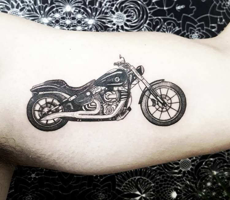 60 Motorcycle Tattoos For Men  Two Wheel Design Ideas