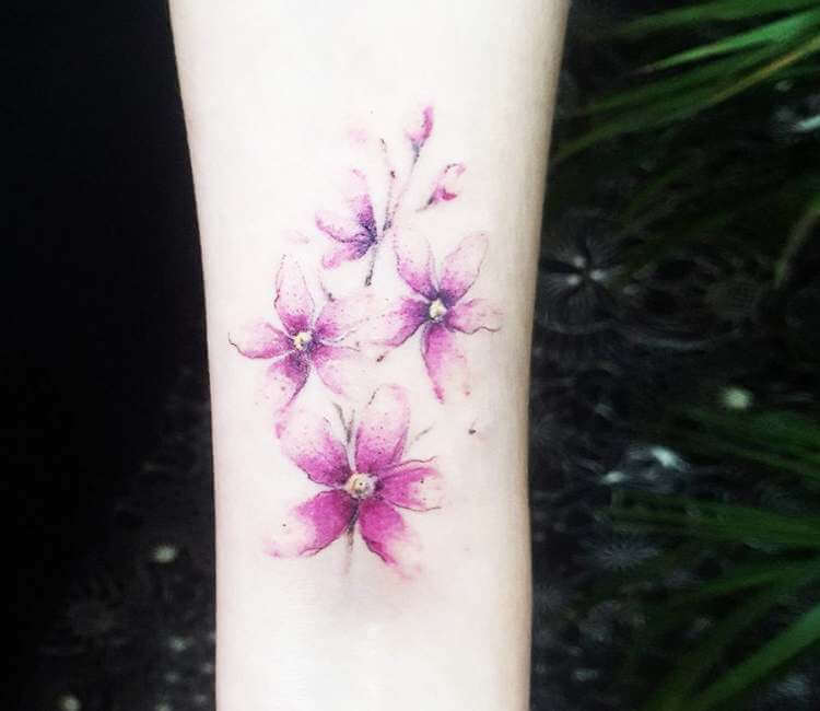 Black Purple Rose Tattoo | TikTok
