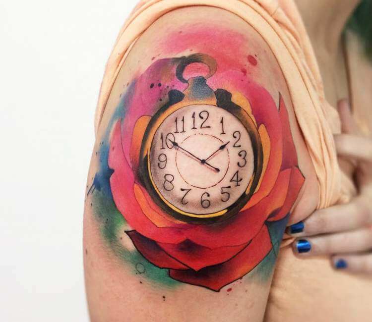 Clock Tattoo By Pablo Ortiz Tattoo Post 21936