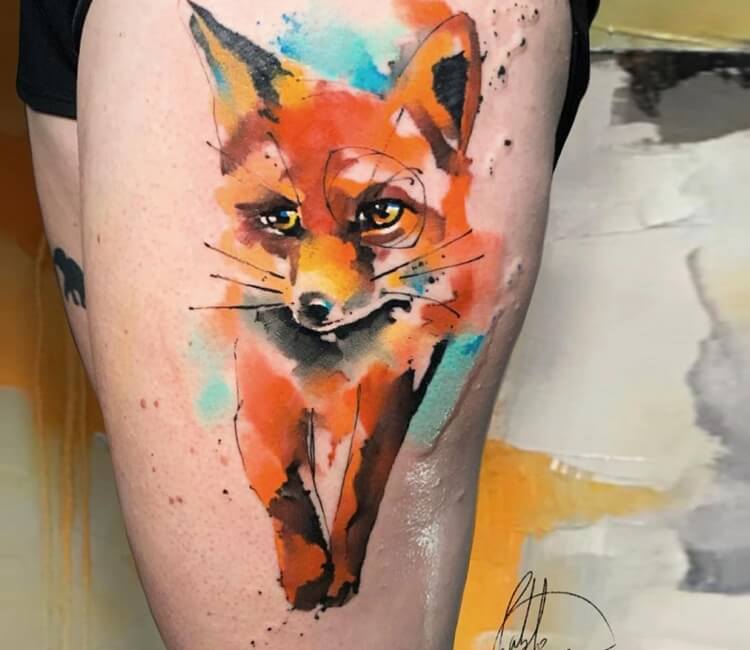 Details more than 73 fox watercolor tattoo best  thtantai2