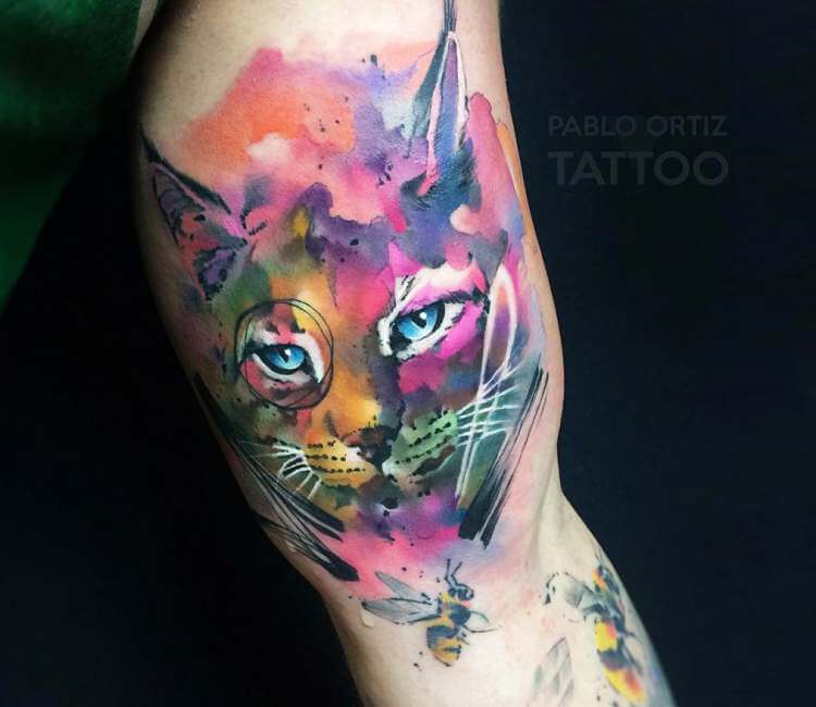 Lynx tattoo by Pablo Ortiz Photo 23065