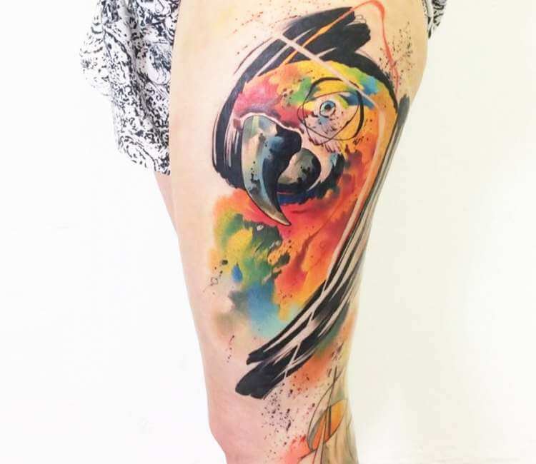 30 Adorable Parrot Tattoo Designs You will Love | Art and Design | Parrot  tattoo, Realistic bird tattoo, Bird tattoo men