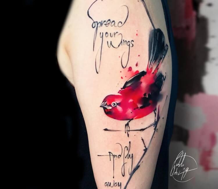 Sacred Tattoos and Piercing  Beautiful red cardinal by Dylan cardinalbirdredbirdbirdtattoocardinaltattooredtattoocolourcolourtattooarmarmtattooflyflyingcreatecreativeartartsyartisttattooartisttorontotattootorontoartist   Facebook
