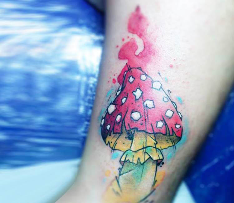 Toadstool tattoo by Pablo Ortiz Tattoo Post 16168