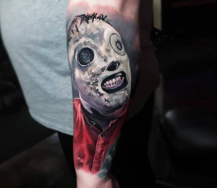 Corey Taylor tattoo by Paul Acker