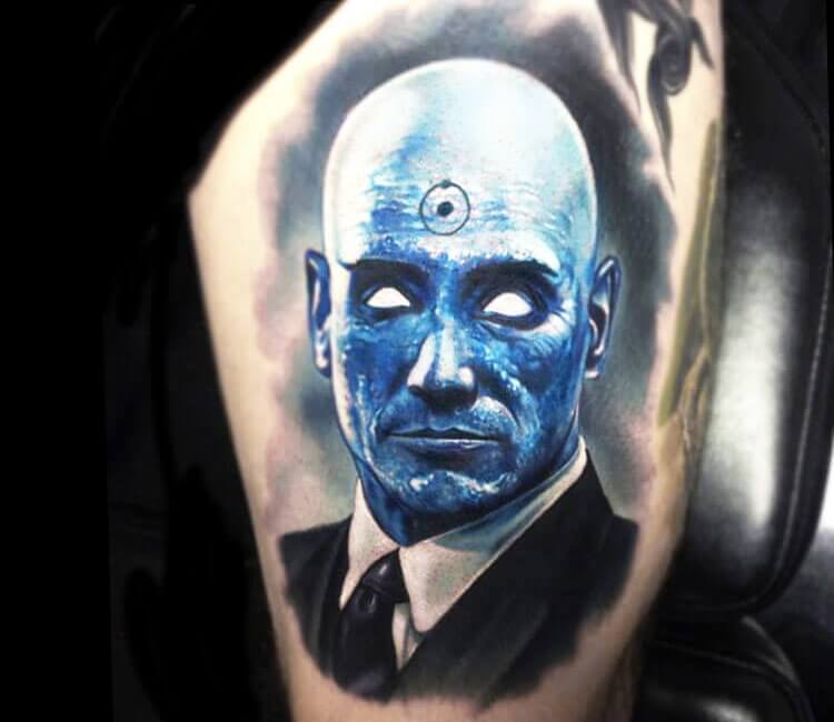 Doctor Manhattan tattoo by Paul Acker Post 28827