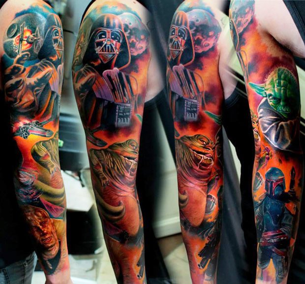25 Of The Best Star Wars Tattoos In The Galaxy  The Funny Beaver
