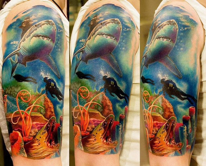 50 Greatest Shark Tattoos Symbolism  Design Inspiration