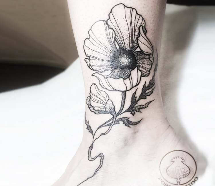 Buy Large Temporary Tattoos Women Black Floral Temporary Tattoo Online in  India  Etsy