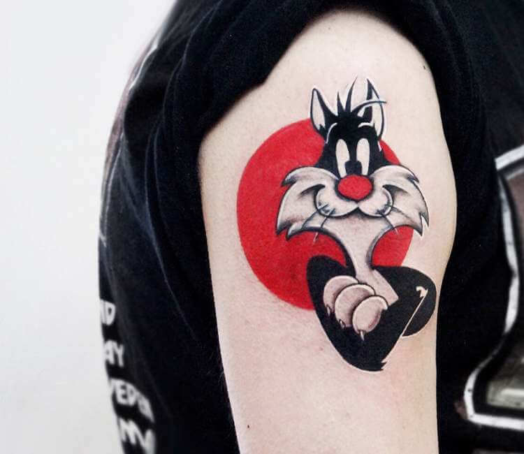 Sylvester the Cat tattoo by Pavlikov Tattoo | Post 24503