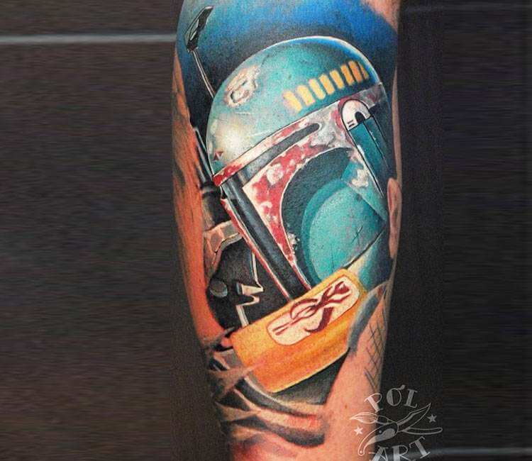 boba fett tattoo art