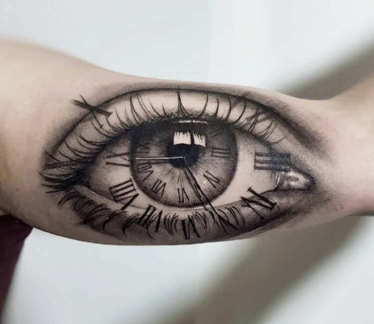  Clock  Eye  tattoo  by Pol Tattoo  Post 26271
