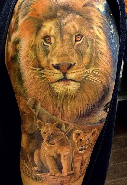 Lion tattoo by Rember Orellana | Post 7774