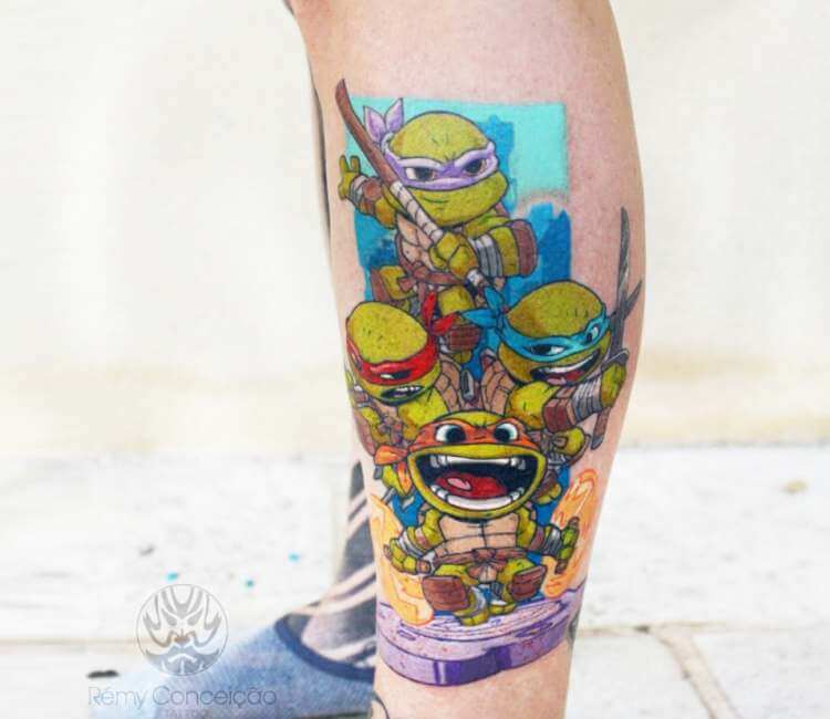 Pin by Tattoo Charlie's Louisville - on Tattoos By Lucky | Ninja turtle  tattoos, Ninja turtles, Turtle tattoo