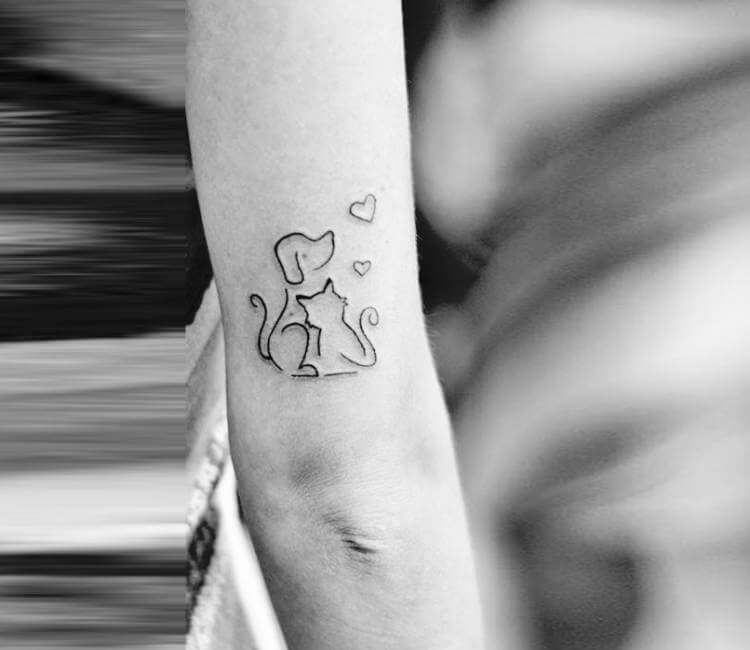 17 Cute Pet Tattoos That Pay Tribute To Our Furry Friends - easy.ink™