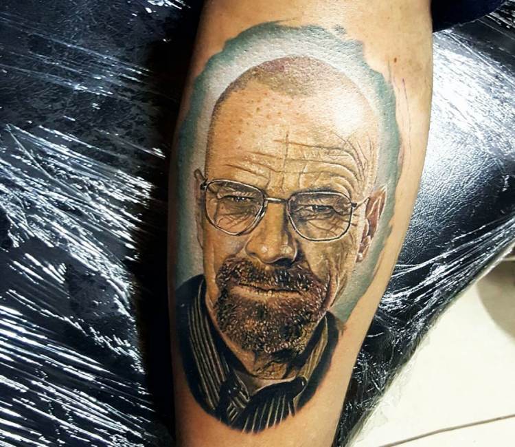 12 Bold Walter White Portrait Tattoos  Tattoodo