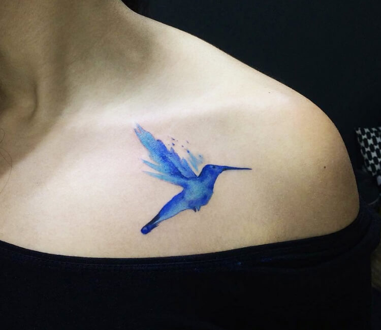 Blue bird tattoo by Resul Odabas