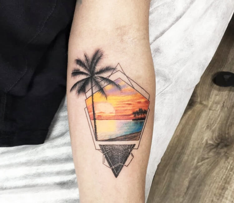 Tattooing Paradise Incredible Palm Tree Tattoo Designs  nenuno creative