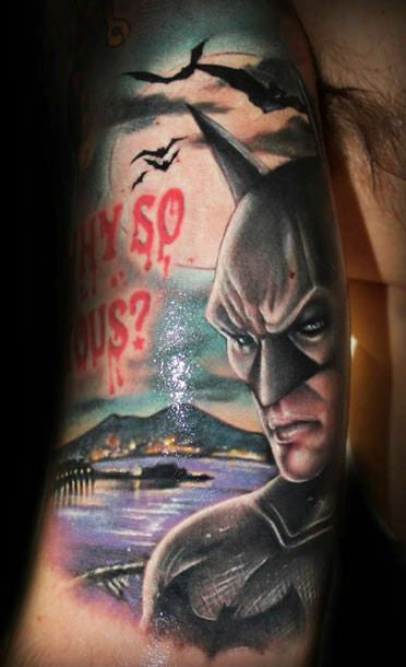50 Batman Symbol Tattoo Designs [2024 Inspiration Guide] | Batman symbol  tattoos, Tattoos, Tattoo designs men