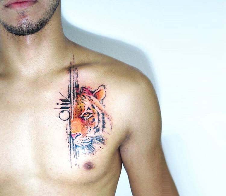 Tiger tattoo by Rodrigo Tas | Post 18136