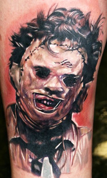 Leatherface tattoo by evanmtattoos on Tell Tale Heart Family  calzonetticontractingteam BOOKING Please use the contact form on our  website to request  By Tell Tale Heart Tattoo  Facebook