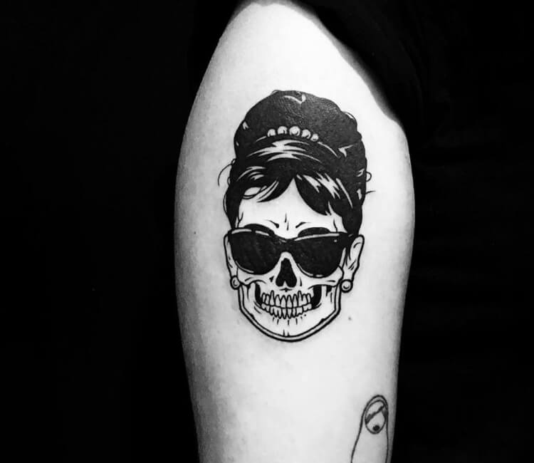 Buy Audrey Hepburn Tattoo Art Print Online in India  Etsy