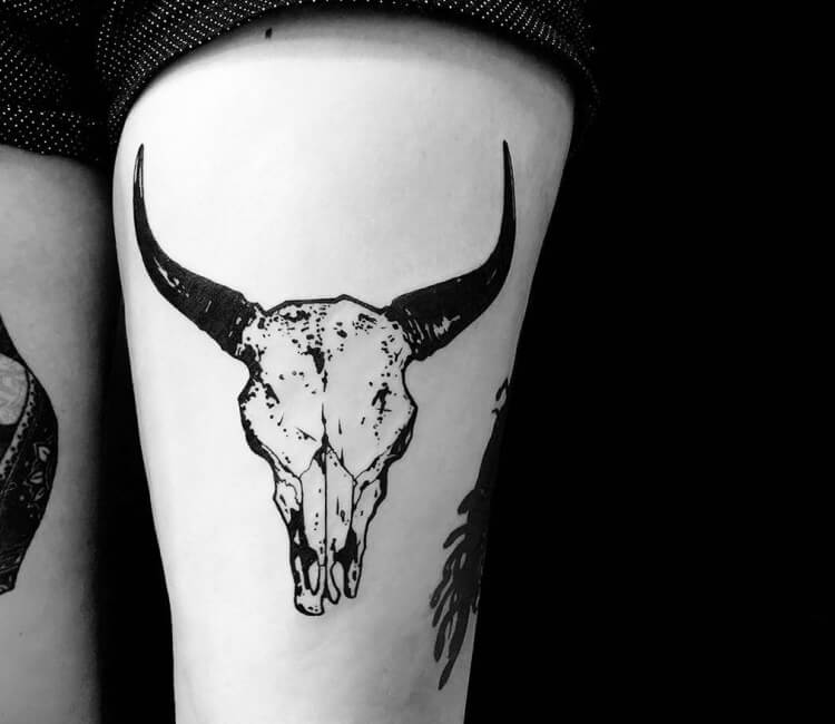 Bison tags tattoo ideas | World Tattoo Gallery