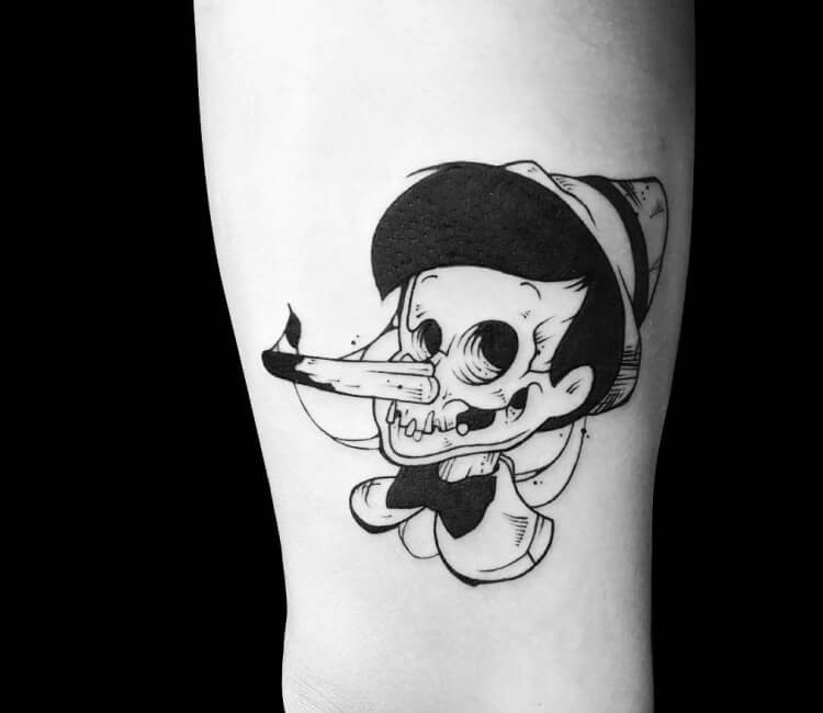 Pinocchio tattoo by Roy Tsour Photo 29714