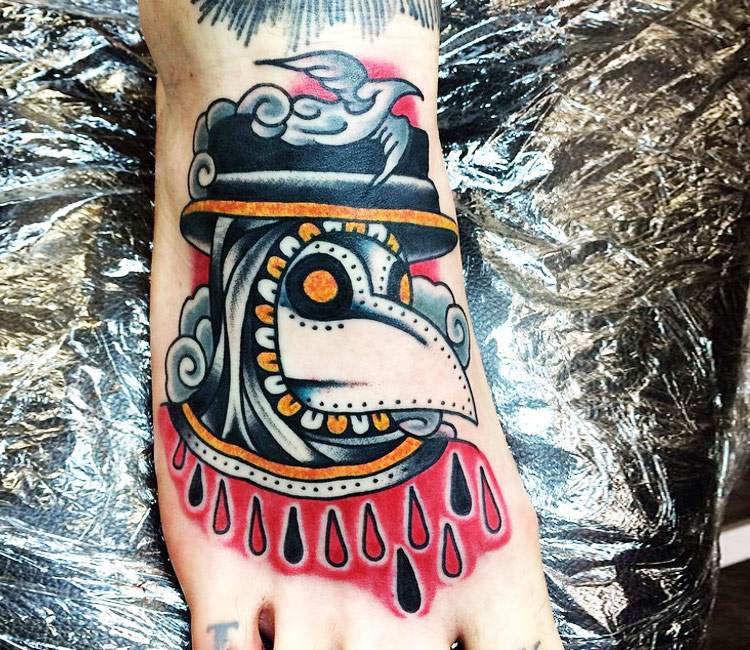 A plague doctor for Devon  Dollys Skin Art Tattoo Kamloops BC