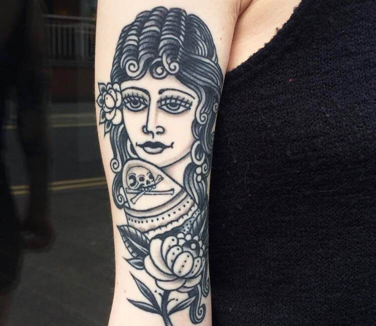 Woman tattoo by Sam Ricketts | Post 15887