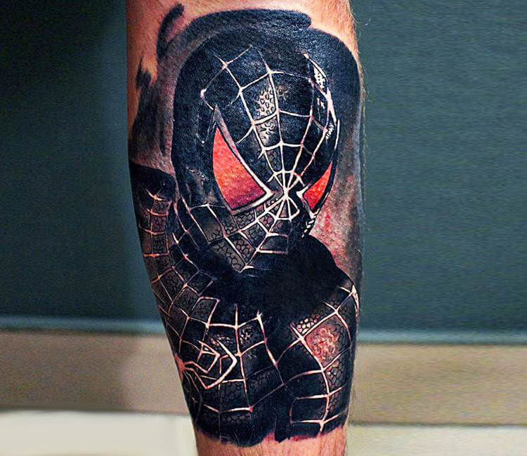 Venom spider tattoo