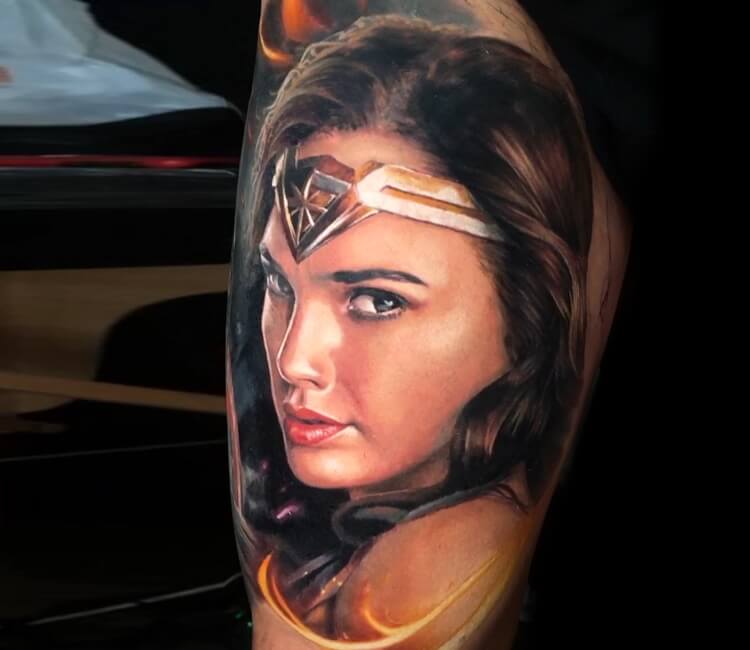 Wonder Woman tattoo by Valentina Ryabova  No 3390