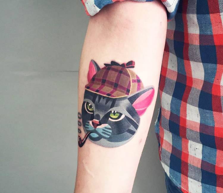 15 Witty Sherlock Holmes Tattoos  Tattoodo