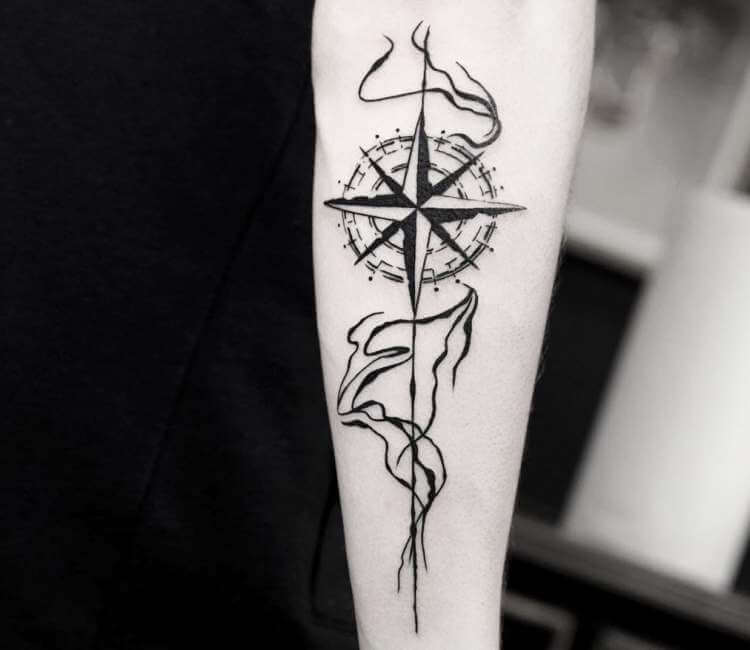 Small Compass Temporary Tattoo (Set of 3) – Small Tattoos