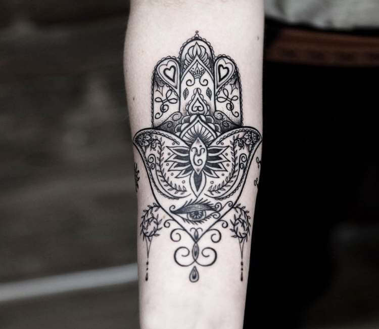 Hamsa Hand tattoo by Sebastian Echeverria | Post 22443