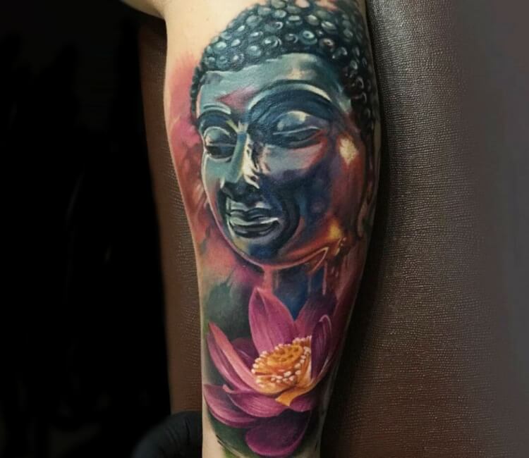 Buddha tattoo by Sergey Shanko | Post 27025